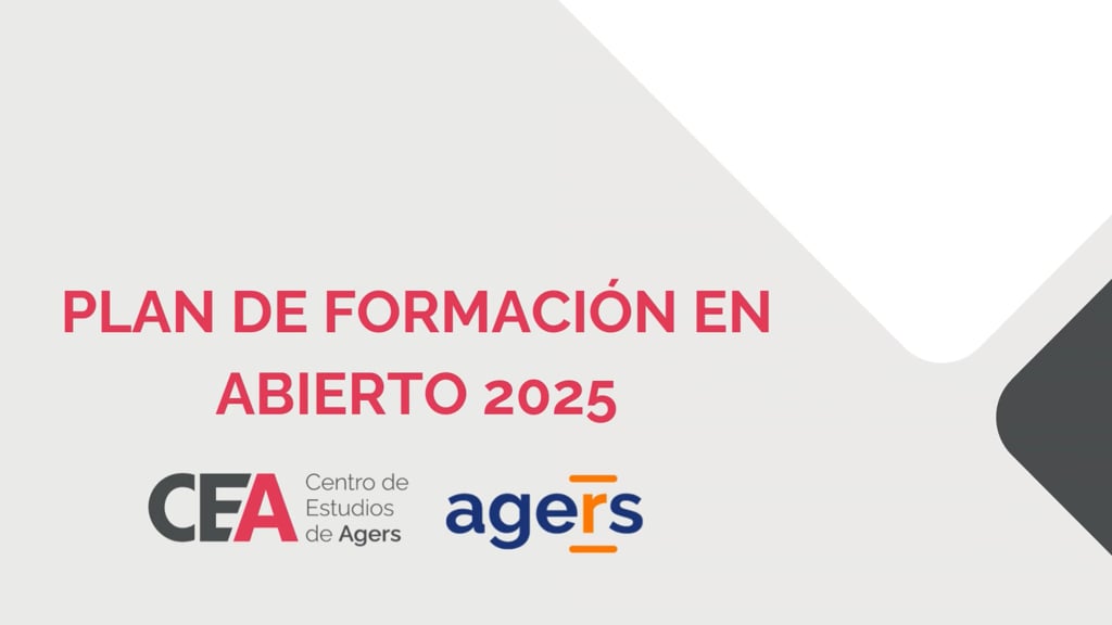 Descubre el Plan de Formación en Abierto 2025 de AGERS

